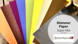 Pearlescent Colours Paper 90gsm