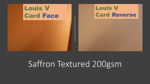 Saffron Textured Card 200gsm