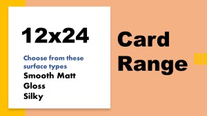 12x24 range of white card 120-300gsm