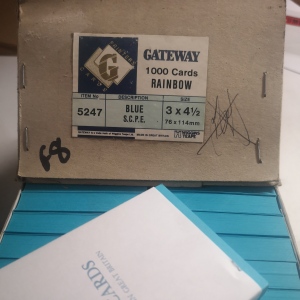 Gateway 76x114mm 300gsm 50 sheets Blue Yellow Pink Green