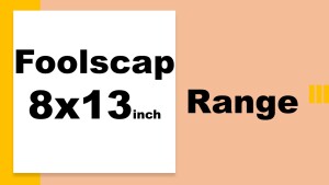 8x13inch foolscap range of white card 80-350gsm