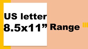 8.5x11inch US letter size range of white card 100-350gsm