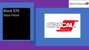 Black Vinyl Gloss Adhesive A4 20 sheets