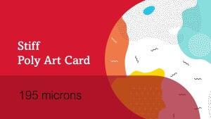 Stiff Poly Art Card 195 microns