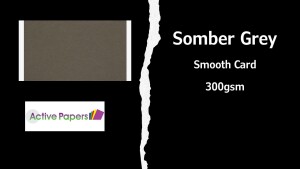 Somber Grey Card 300gsm 12x24inch