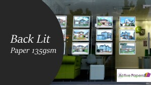 Back Lit Paper 135gsm