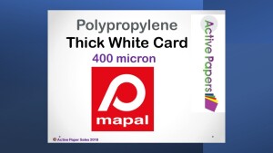 Mapal Poly Art Card  400mic Imperial Sizes 10 sheet packs