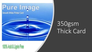 White Smooth Card - Pure Image Pro 350gsm